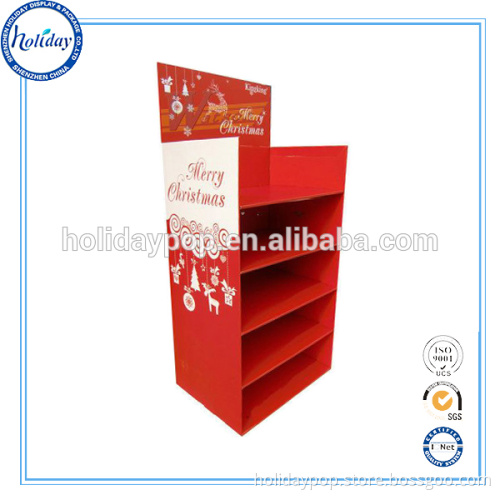 Cardboard floor displays, retail product display stands, multi tier floor display